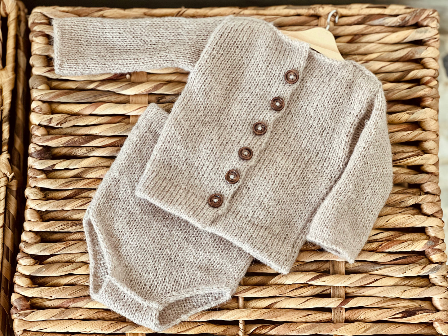 Cardigan and Diaper Cover