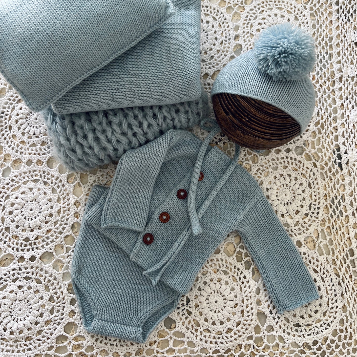 Cardigan and Diaper Cover