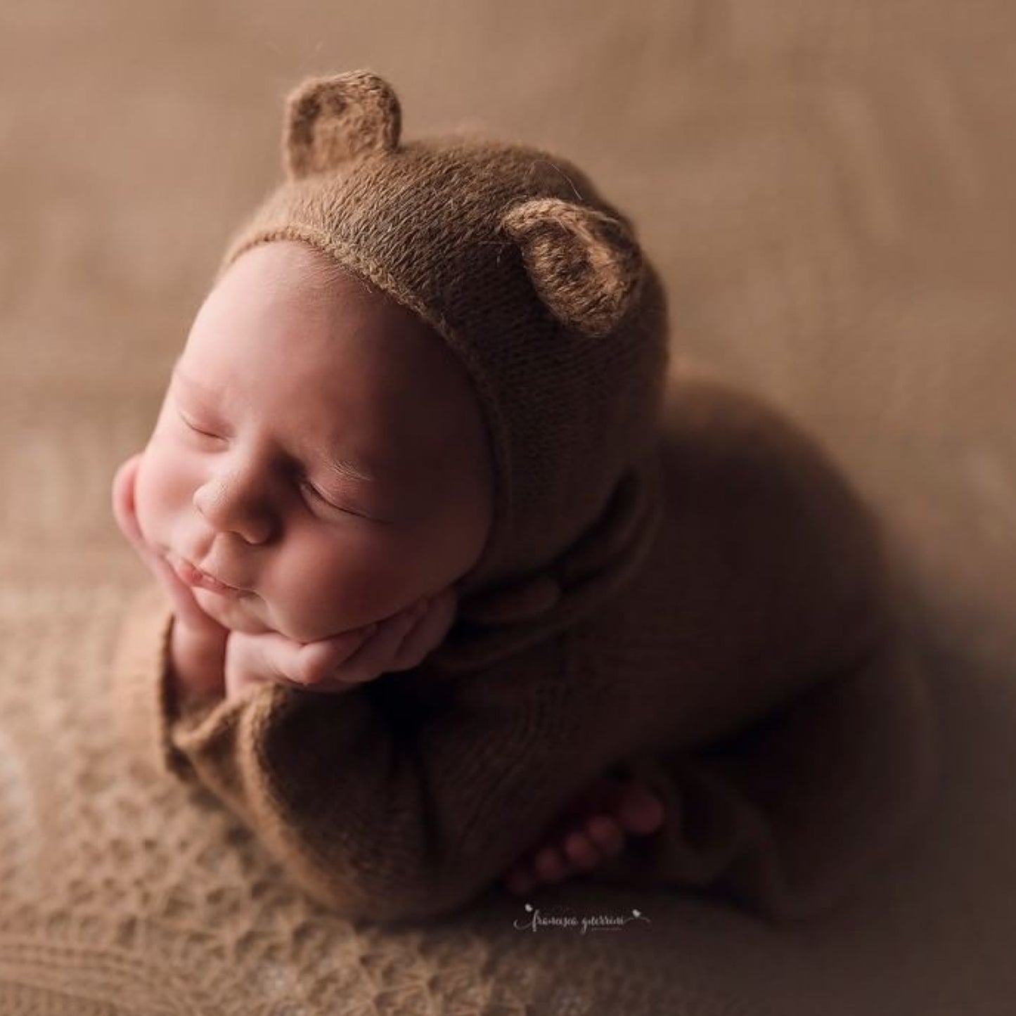 Tenue d'ours en peluche